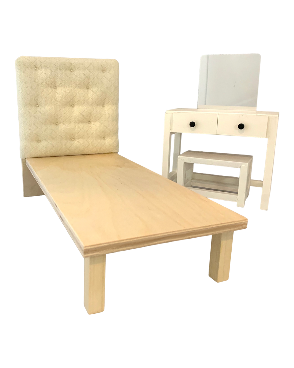 Barbie Wood Bedroom Furniture – Martin Dollhouses